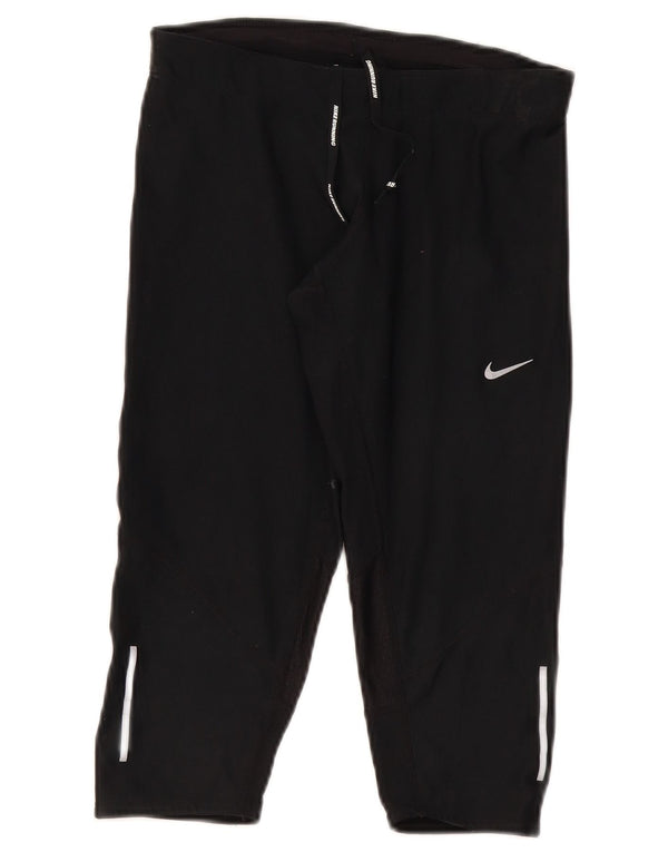 Nike Leggings Capri Dri Fit para Mujer UK 8 Small Poliéster Negro