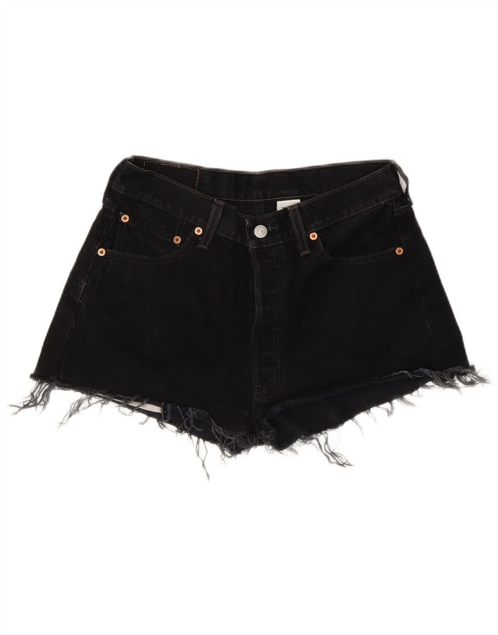 Levi's Mujer 501 Shorts De Mezclilla W30 Medium Negro Algodón