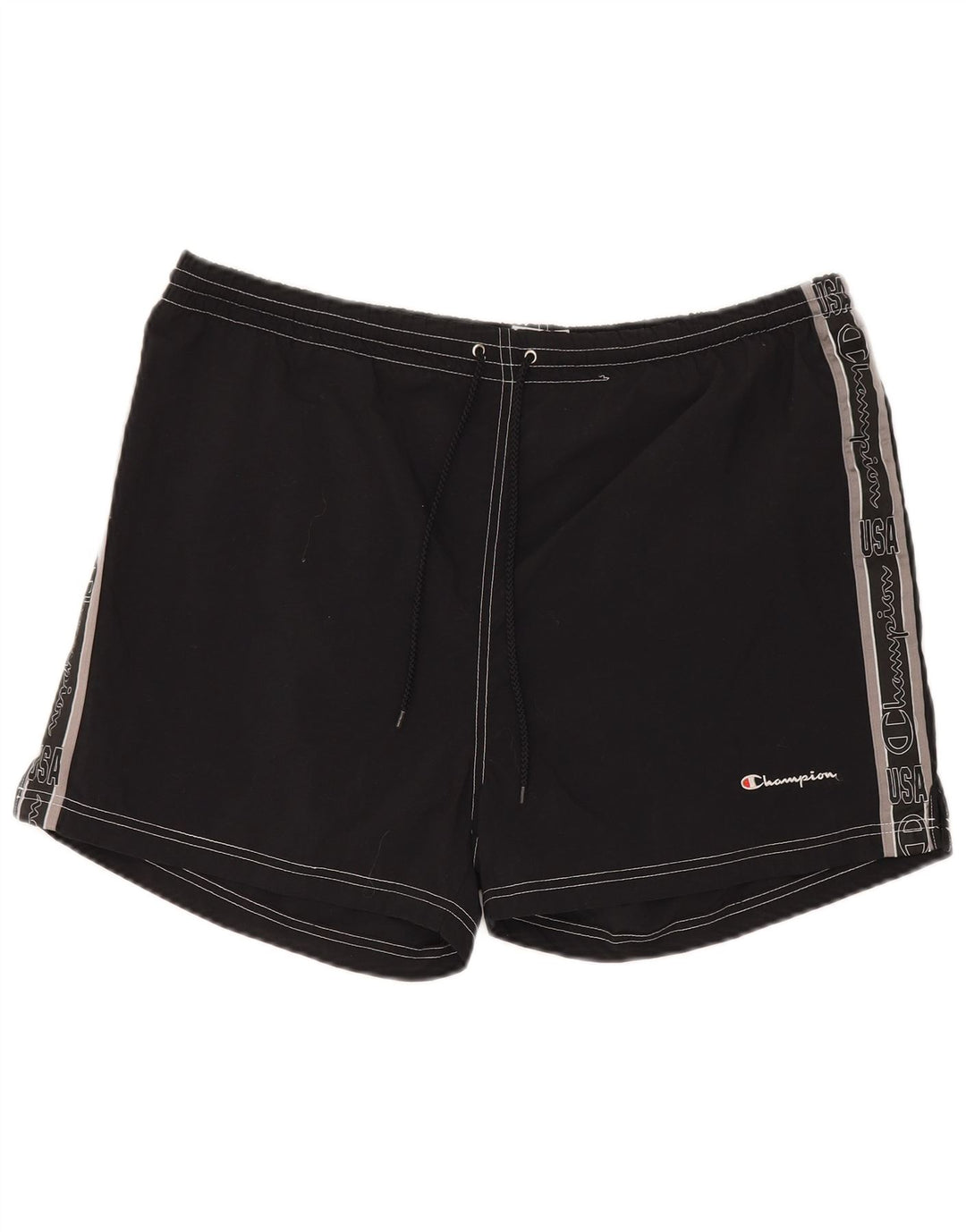 Champion Shorts deportivos gráficos para hombre 2XL Poliamida negra