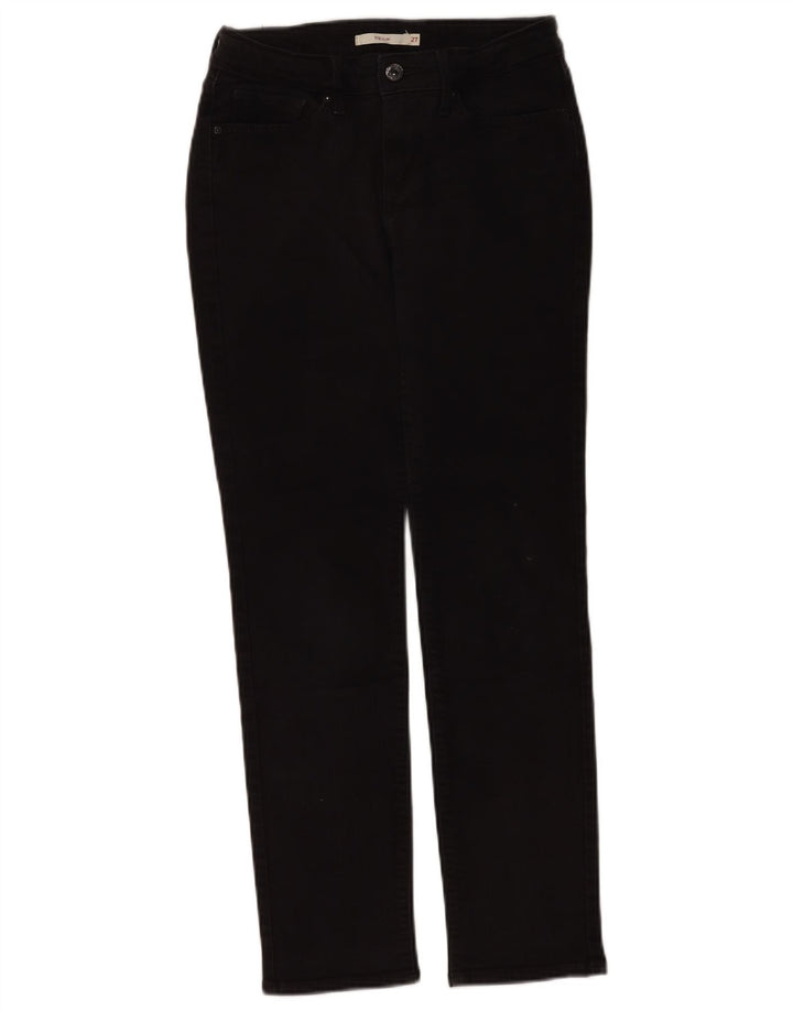 LEVI'S Vaqueros ajustados 712 para mujer W27 L28 Negro