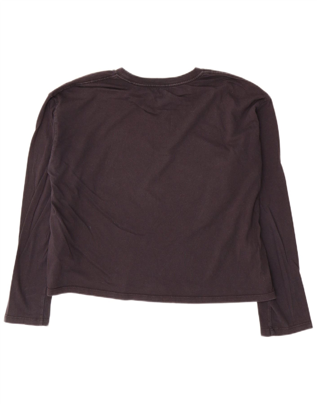 Levi's Top corto para mujer de manga larga UK 44 Algodón azul marino mediano