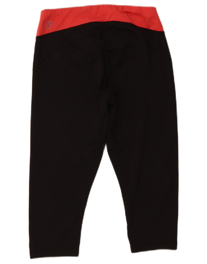 Puma Leggings capri para mujer UK 40 Mediano Negro Colorblock Poliéster