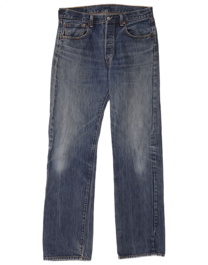 Levi's Hombre 501 Vaqueros Rectos W33 L34 Algodón Azul
