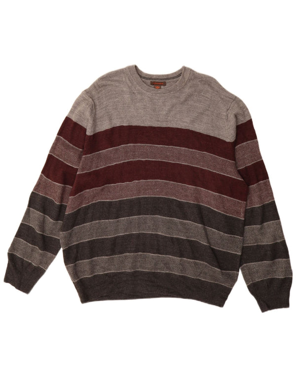 Dockers Jersey De Cuello Redondo Para Hombre XL Acrílico A Rayas Multicolor