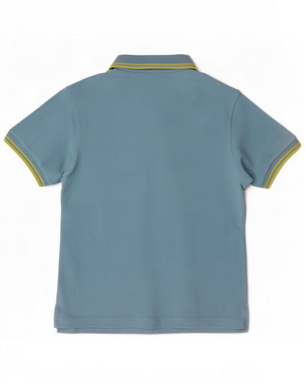 Fred Perry Womens Polo Shirt UK 8 Small Blue Cotton