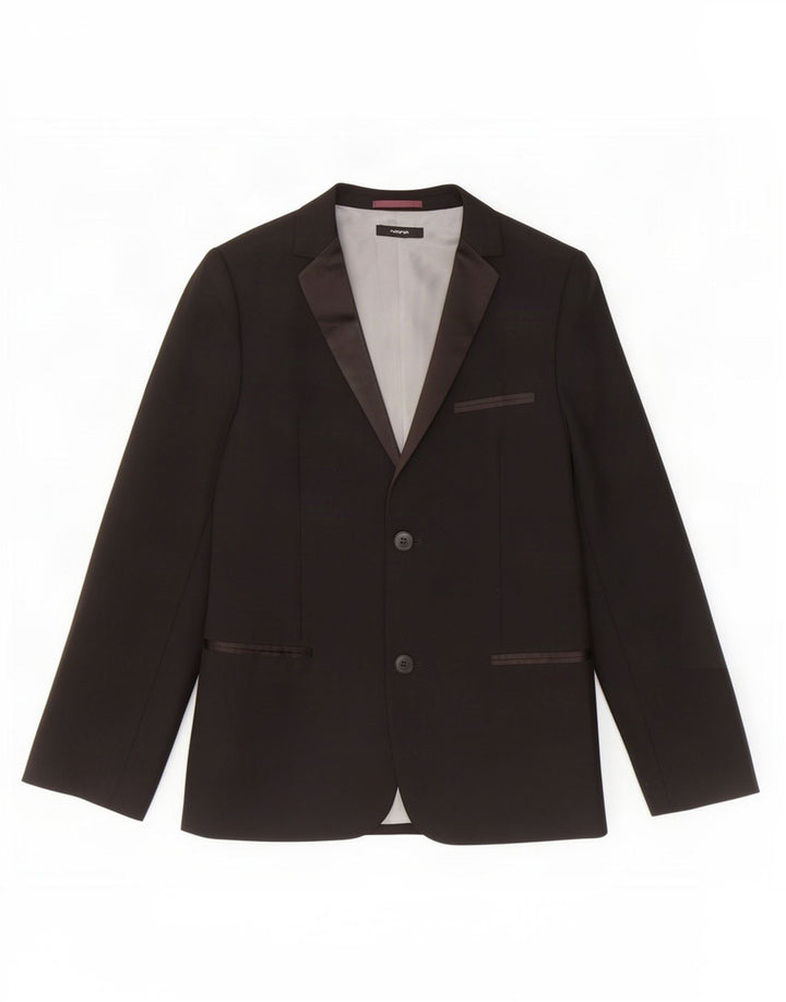 Marks & Spencer Chaqueta tipo blazer con 2 botones para mujer, talla S, color negro
