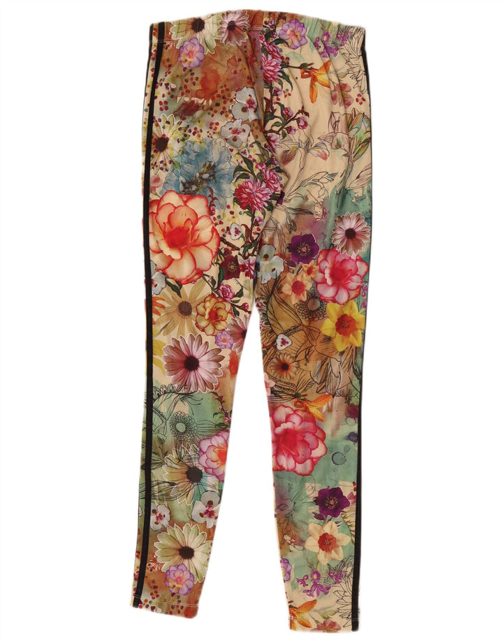Adidas Leggings para mujer UK 44 Mediano Poliéster floral multicolor