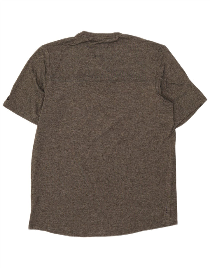 Adidas Hombre Aeroready Camiseta Top Grande Gris Poliéster