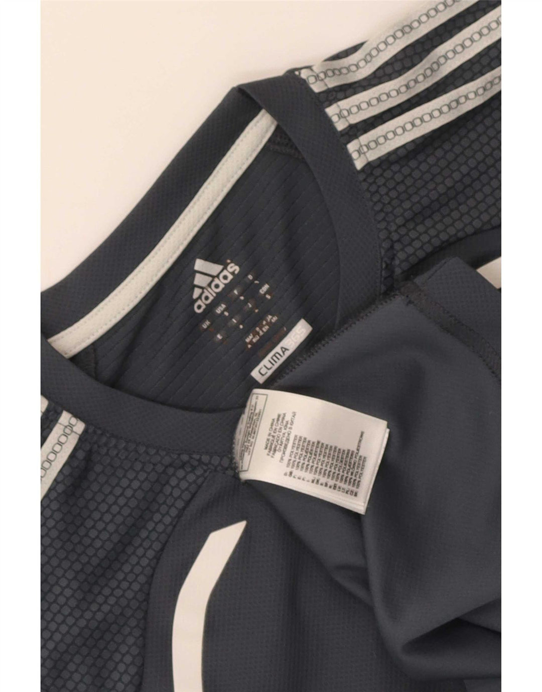 Adidas Mens Clima 365 Chaleco Top Pequeño Gris Colorblock Poliéster