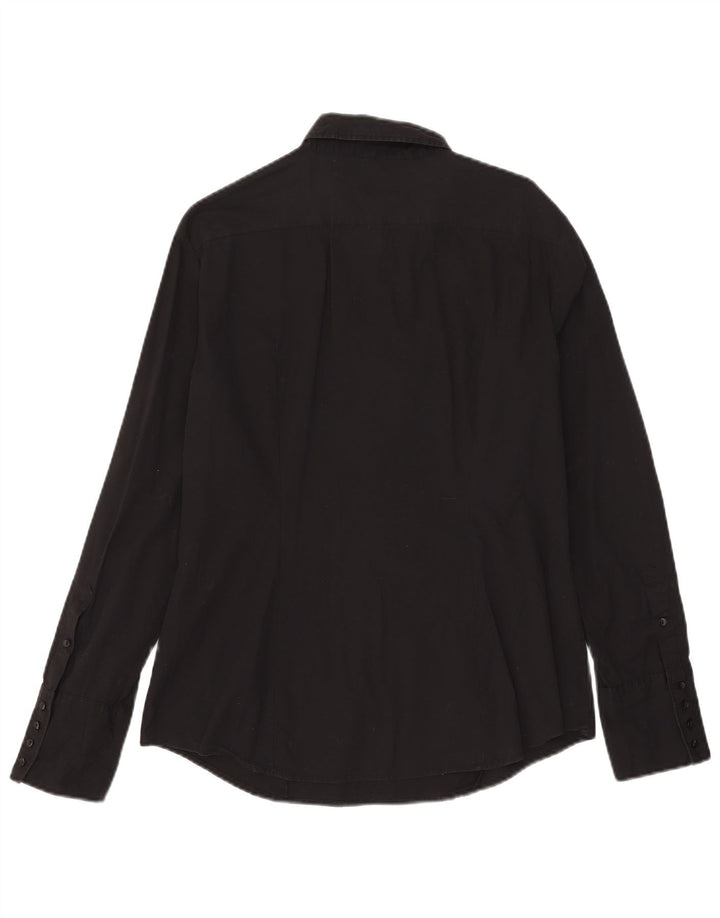 Benetton Jersey Mujer ES 40 XL Algodón Negro