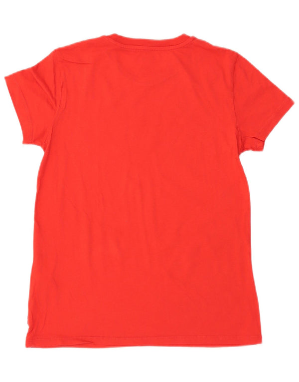 LEVI'S Camiseta gráfica para mujer Top UK 6 XS Algodón rojo