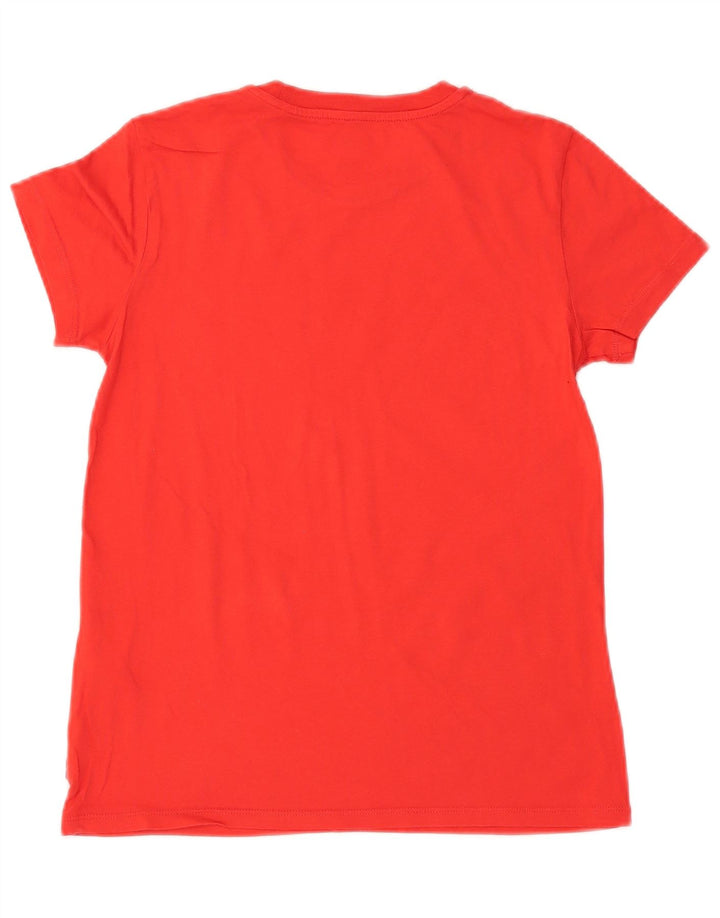 LEVI'S Camiseta gráfica para mujer Top UK 6 XS Algodón rojo