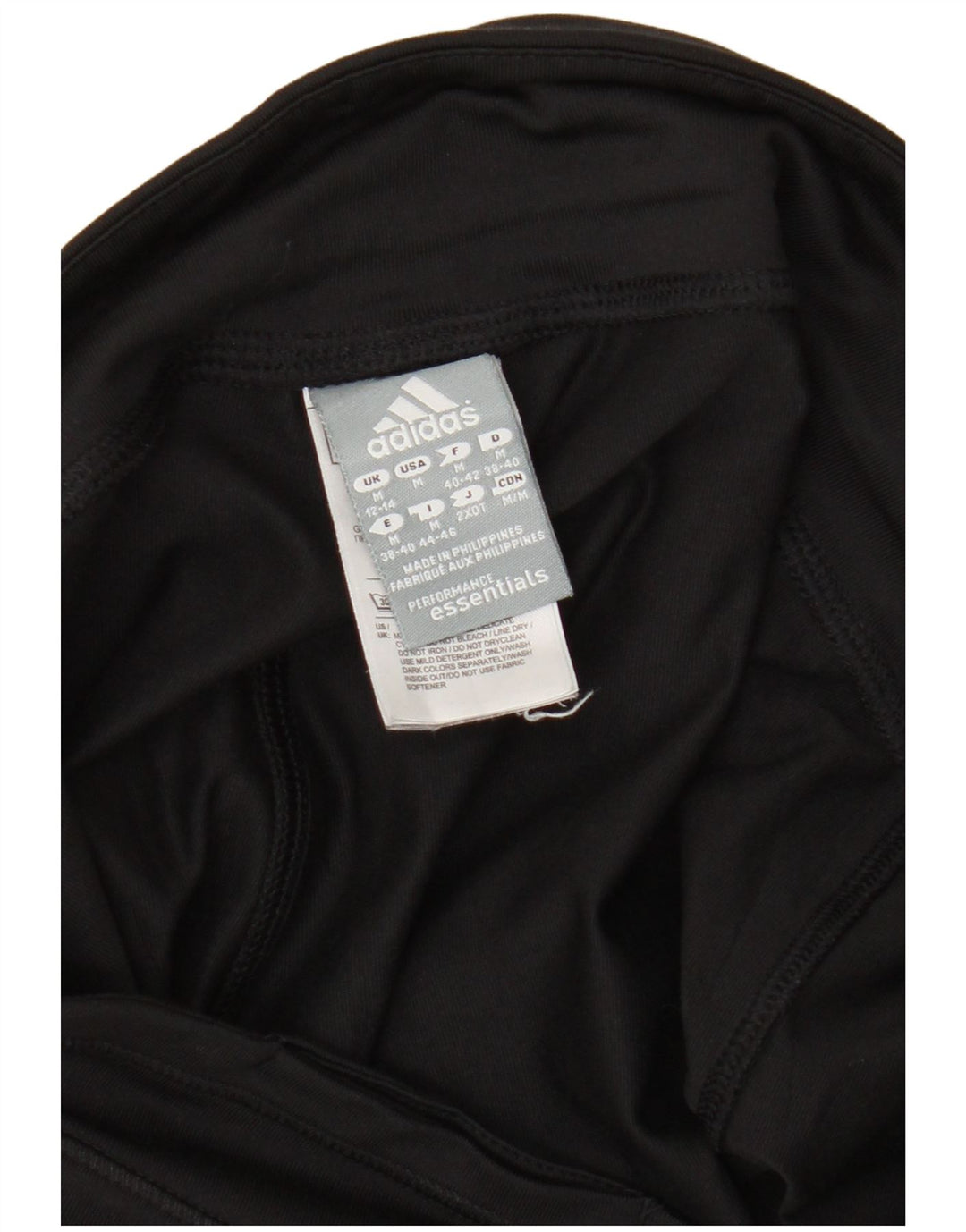 Adidas Leggings para mujer Reino Unido 12/14 Mediano Negro Poliéster