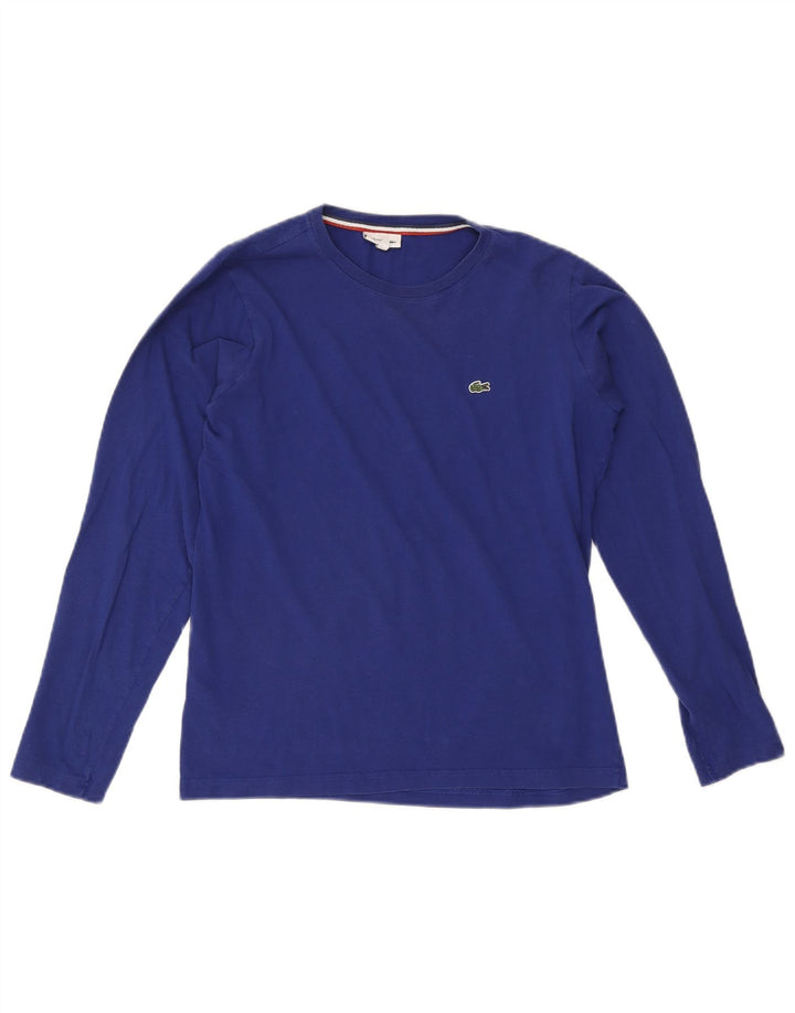Camiseta Niño Lacoste Manga Larga 15-16 Años Azul Algodón