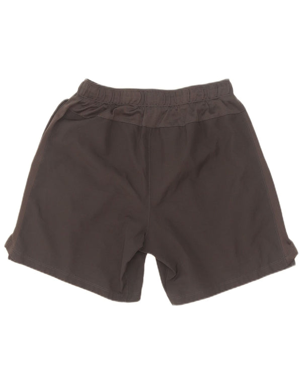 Pantalones cortos deportivos Nike Dri Fit para hombre Poliéster gris medio