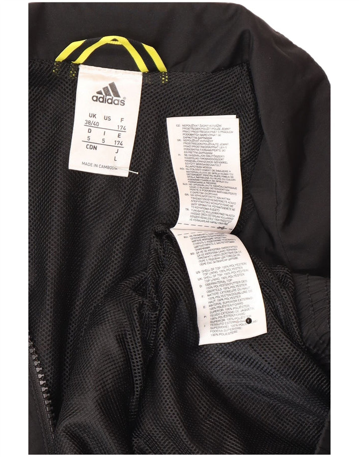 Adidas - Chaqueta de chándal para hombre, talla 38/40, color negro mediano