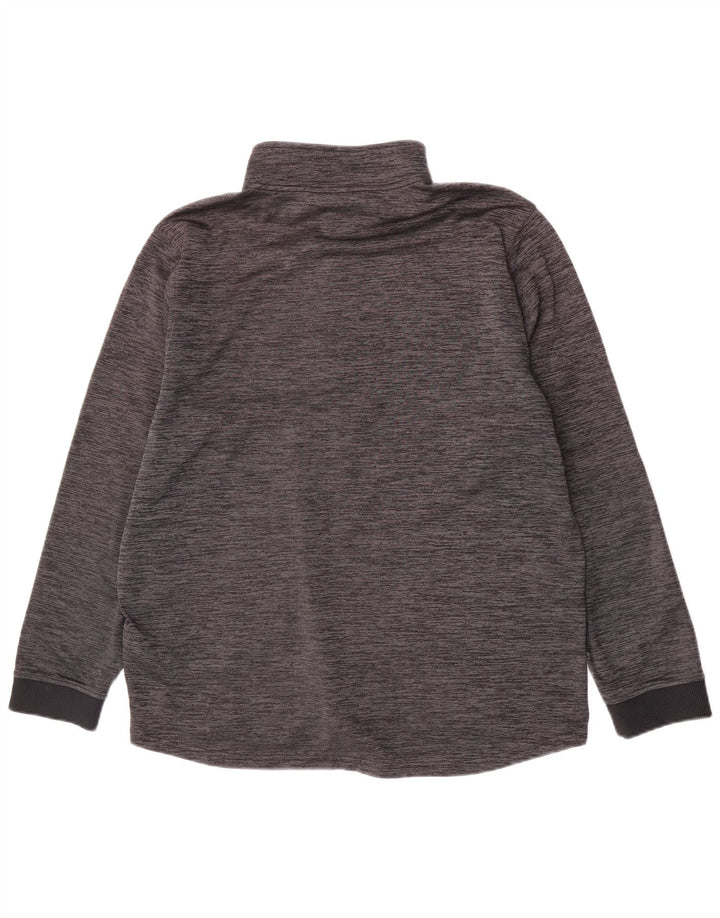 Under Armour Hombre Cold Gear Zip Neck Jersey Chándal Top XL Gris Moteado