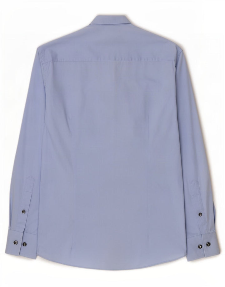 Calvin Klein Camisa para hombre Talla 39 Algodón azul medio