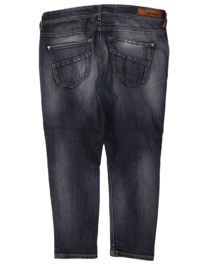 Meltin' Pot Jeans recortados para mujer W29 L24 Algodón azul