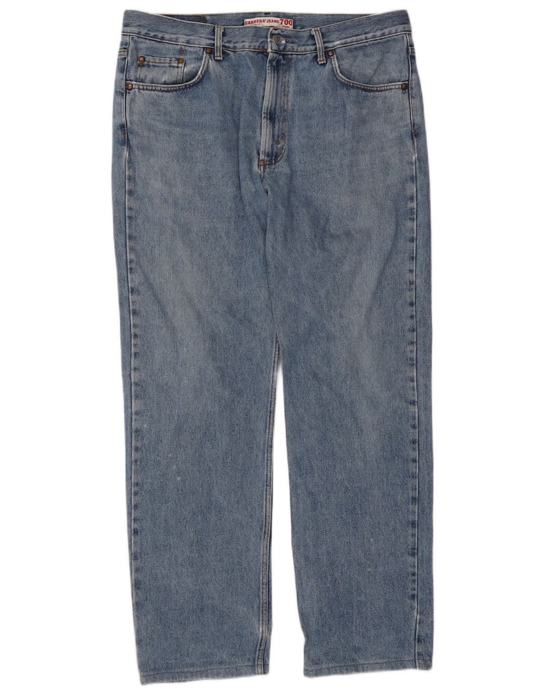 Carrera Hombre 700 Vaqueros Rectos W36 L31 Azul