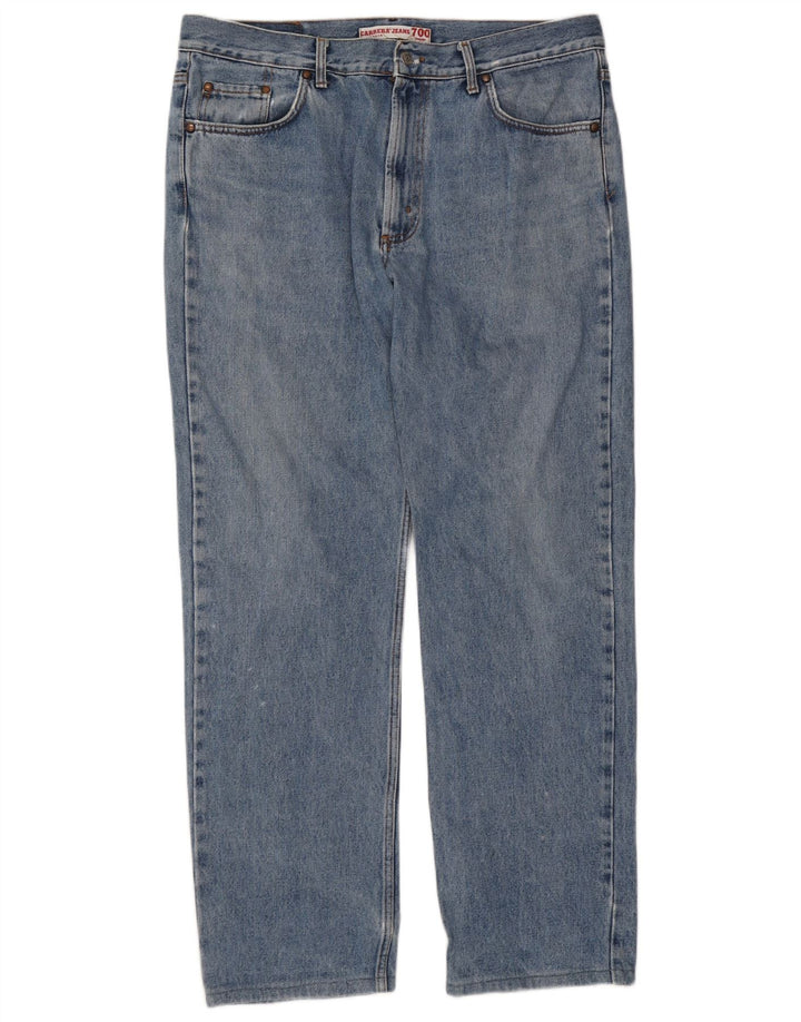 Carrera Hombre 700 Vaqueros Rectos W36 L31 Azul