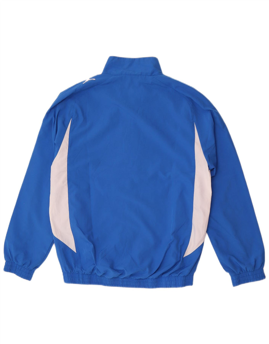 Puma Hombre Chándal Top Chaqueta Small Azul Colorblock Poliéster Deportes