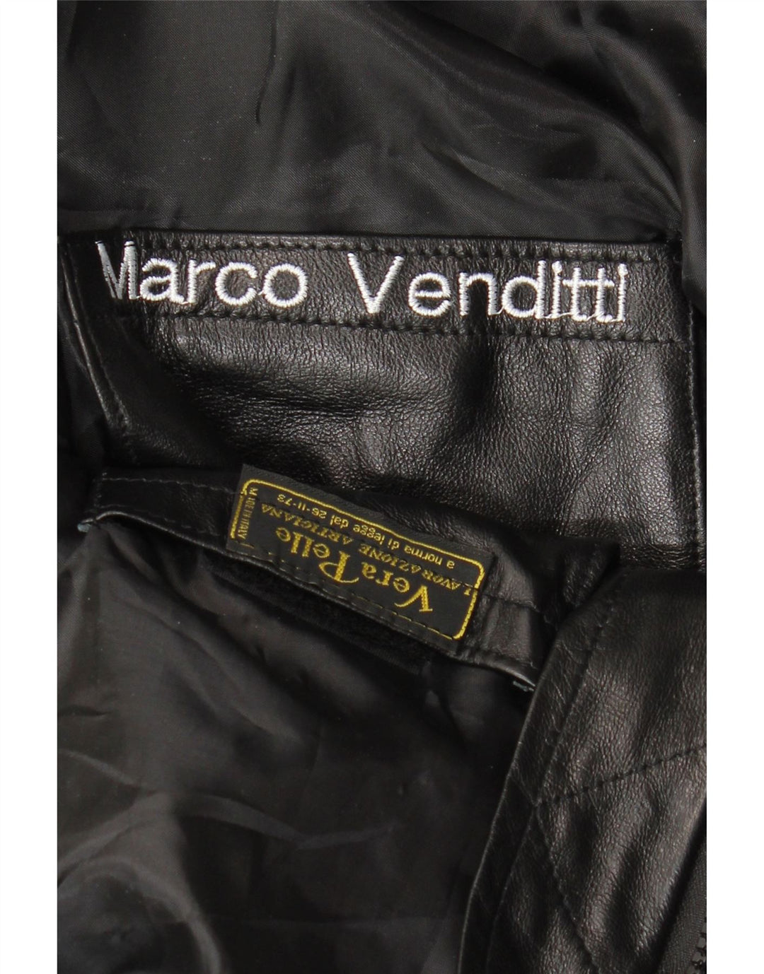 VINTAGE Chaqueta de cuero para hombre Reino Unido 36 Pequeño cuero negro