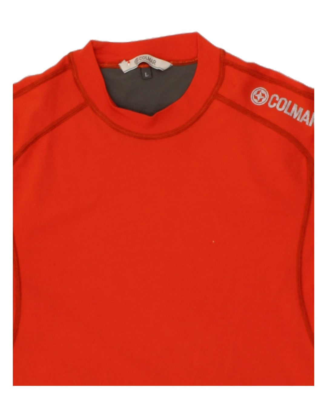 COLMAR Womens Top Long Sleeve UK 16 Large Orange Polyester Vintage Colmar and Second-Hand Colmar from Messina Hembry 