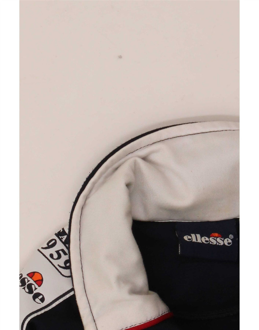 Ellesse Mens Graphic Chándal Top Chaqueta Grande Azul Marino Colorblock