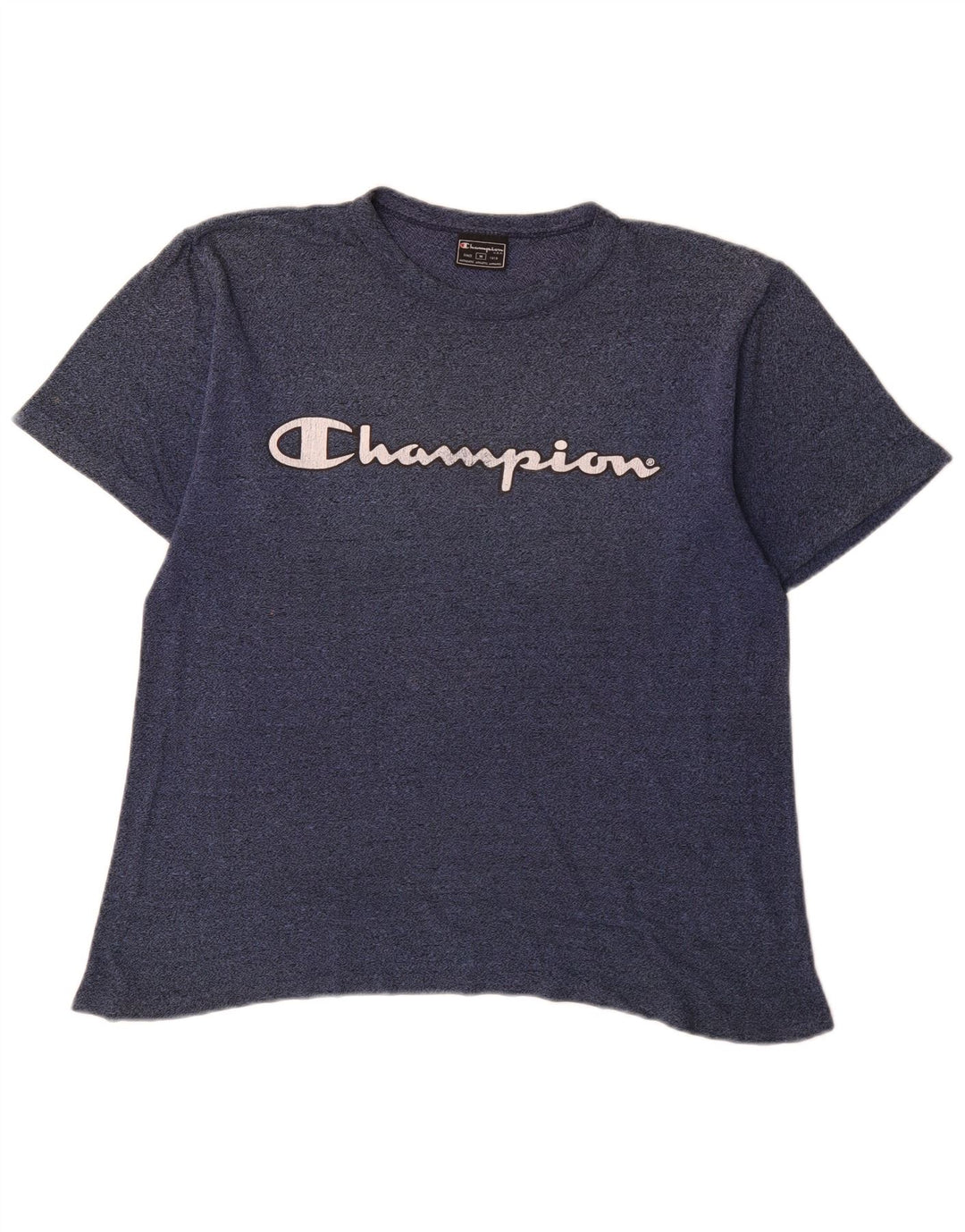 Champion Camiseta Gráfica Para Hombre Top Medium Azul Marino Algodón