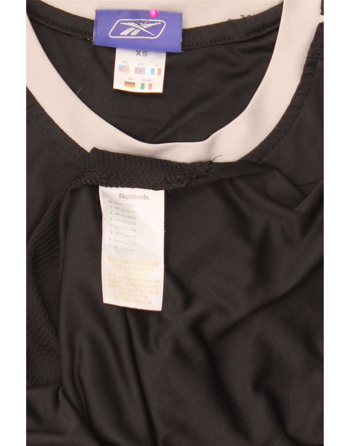 Reebok Hombre Graphic Vest Top XS Negro Colorblock Poliéster