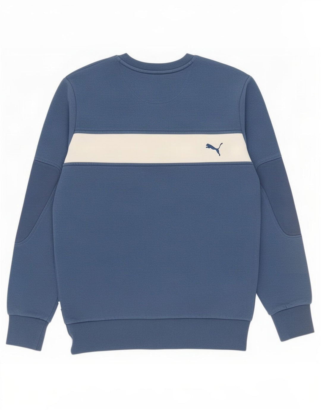 Puma Hombre Sudadera Gráfica Jumper Small Azul Colorblock