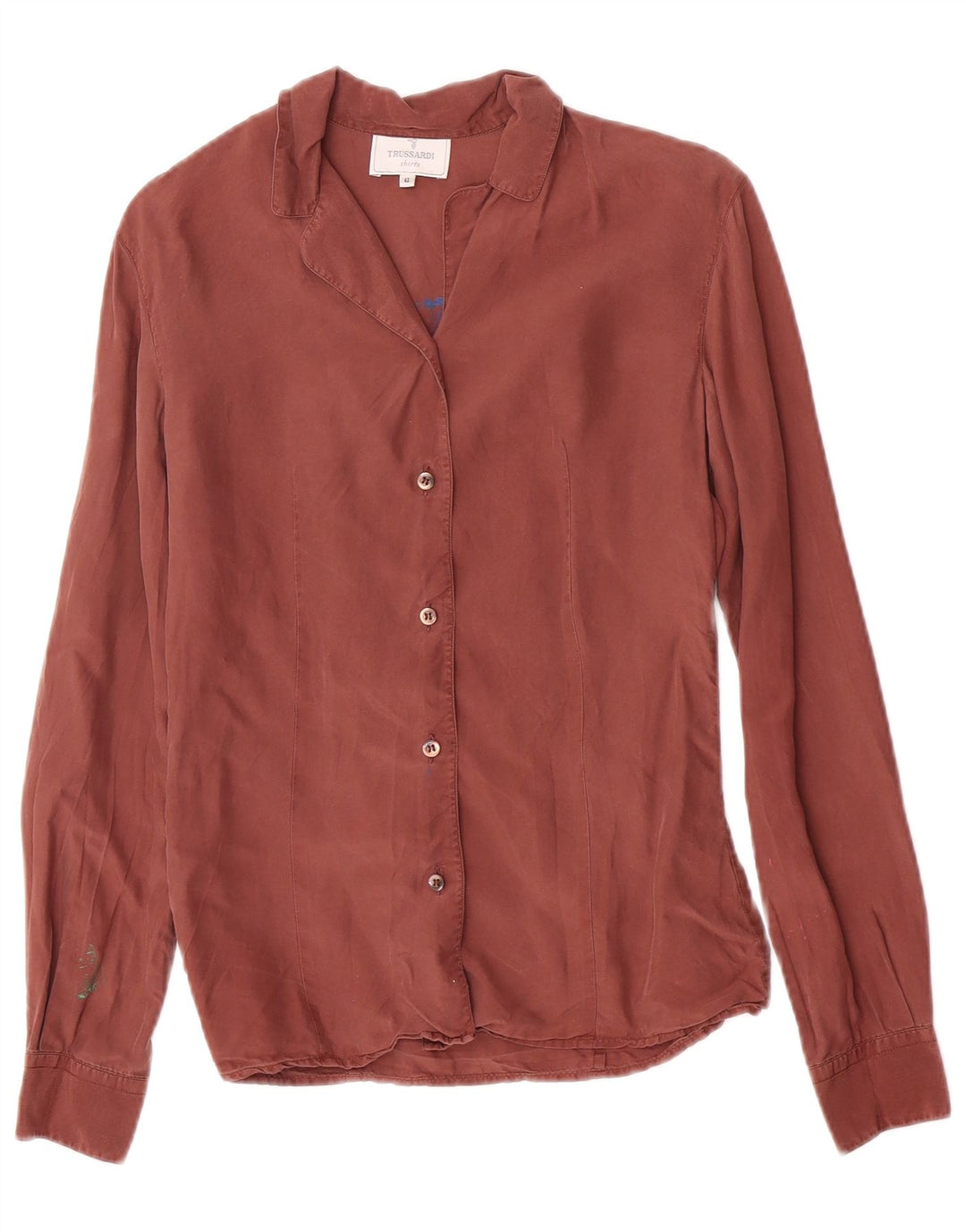 Camisa Mujer Trussardi IT 42 Marrón Medio