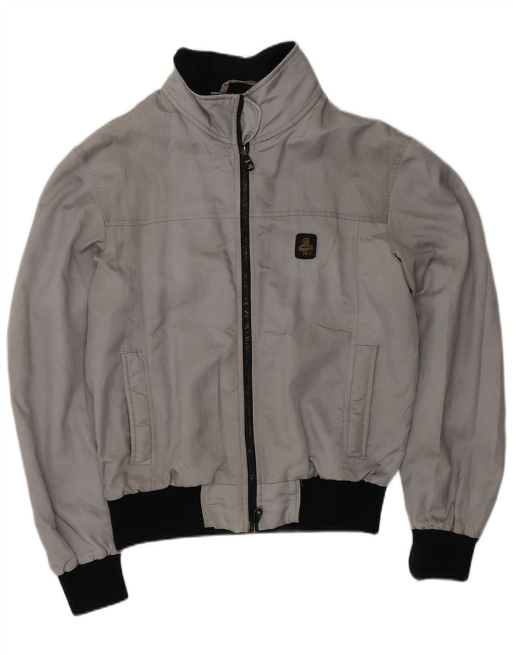 Refrigiwear Chaqueta impermeable bomber para mujer Reino Unido 44 Gris medio Colorblock