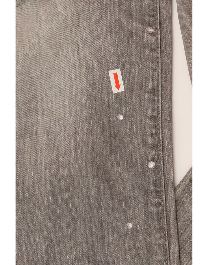 Dsquared2 Jeans ajustados desgastados para hombre IT 46 Small W32 L32 Gris manchado