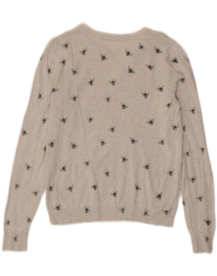 Marks & Spencer Jersey con Cuello Barco para Mujer UK 8 Small Gris