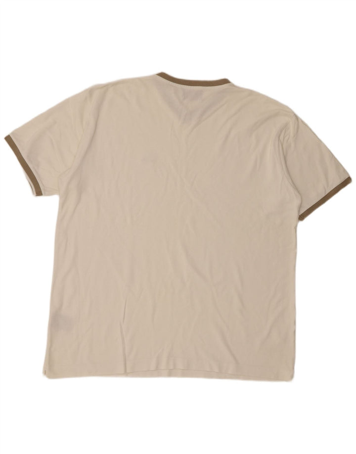 Kappa Camiseta Hombre Top 2XL Blanco Algodón