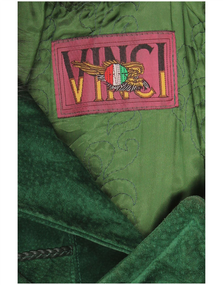 Abrigo Vinci de ante extragrande para mujer UK 18 XL Verde