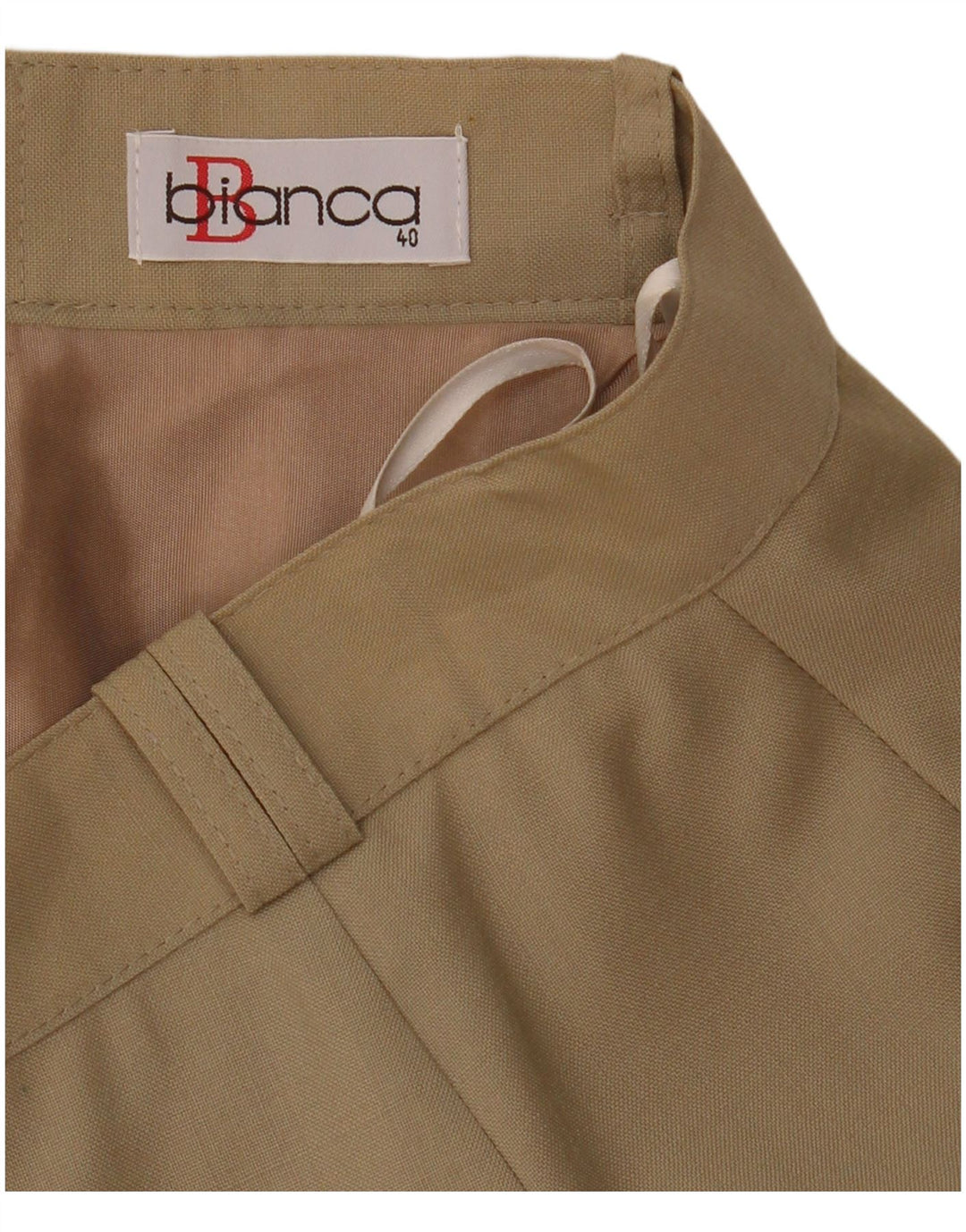 Falda recta Bianca para mujer EU 40 Medium W28 Beige Lana nueva