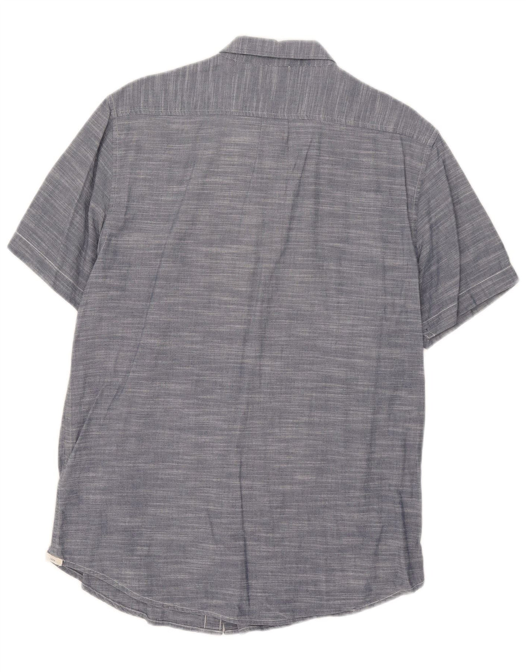 Camisa Lee De Manga Corta Y Corte Regular Para Hombre De Algodón Con Motivos Azules Grandes