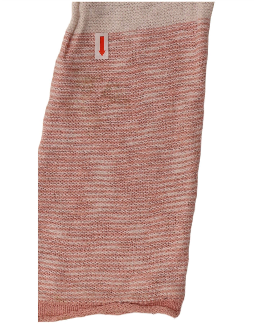 Billabong - Jersey para mujer con cuello barco, talla 10, algodón a rayas rosas pequeñas