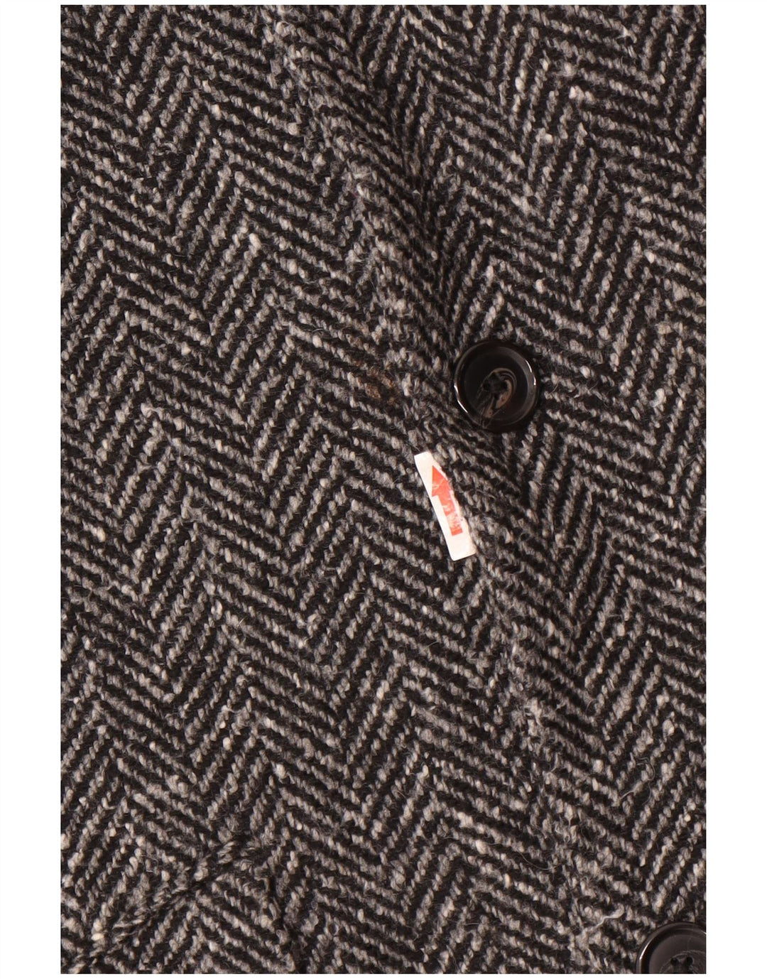 MARC O'POLO Abrigo para hombre IT 50 Lana en espiga gris grande