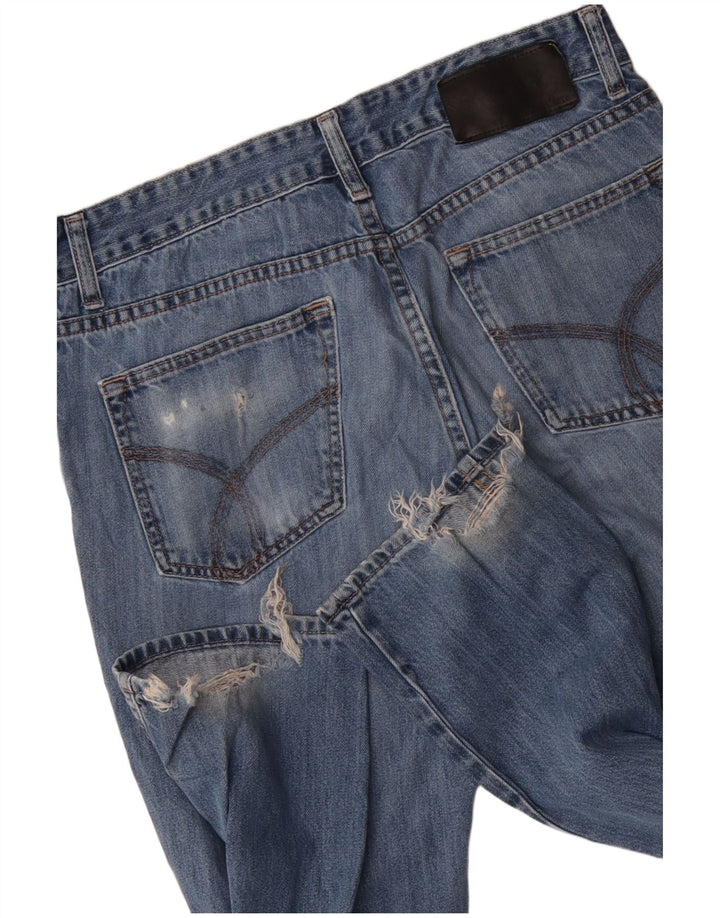 CALVIN KLEIN Vaqueros ajustados para hombre W32 L32 Algodón azul