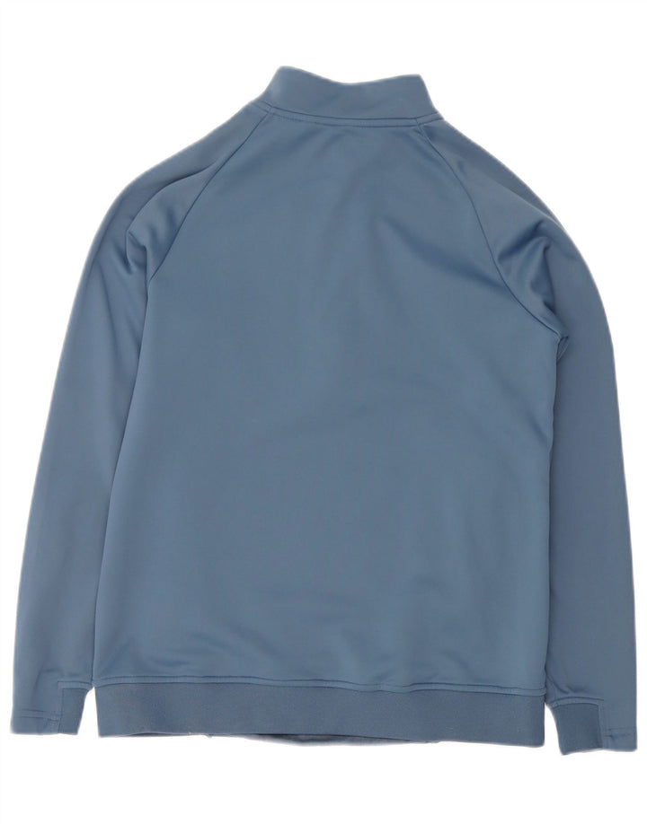 Gym King - Sudadera con cuello y cremallera para hombre, color azul pequeño