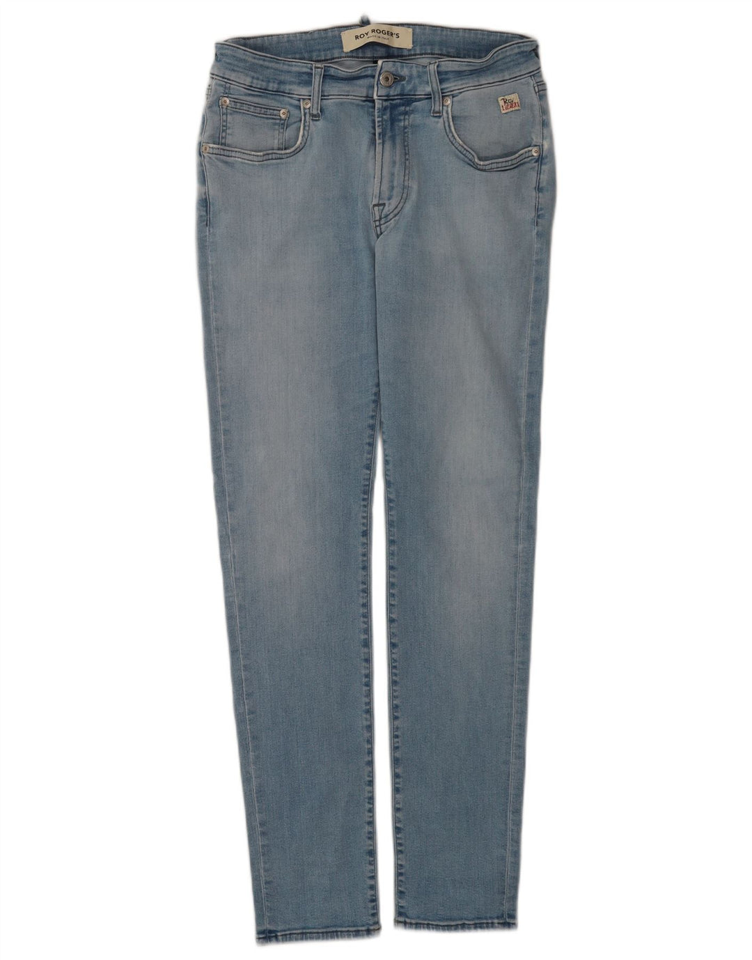 Roy Rogers Vaqueros ajustados para mujer W33 L30 Algodón azul