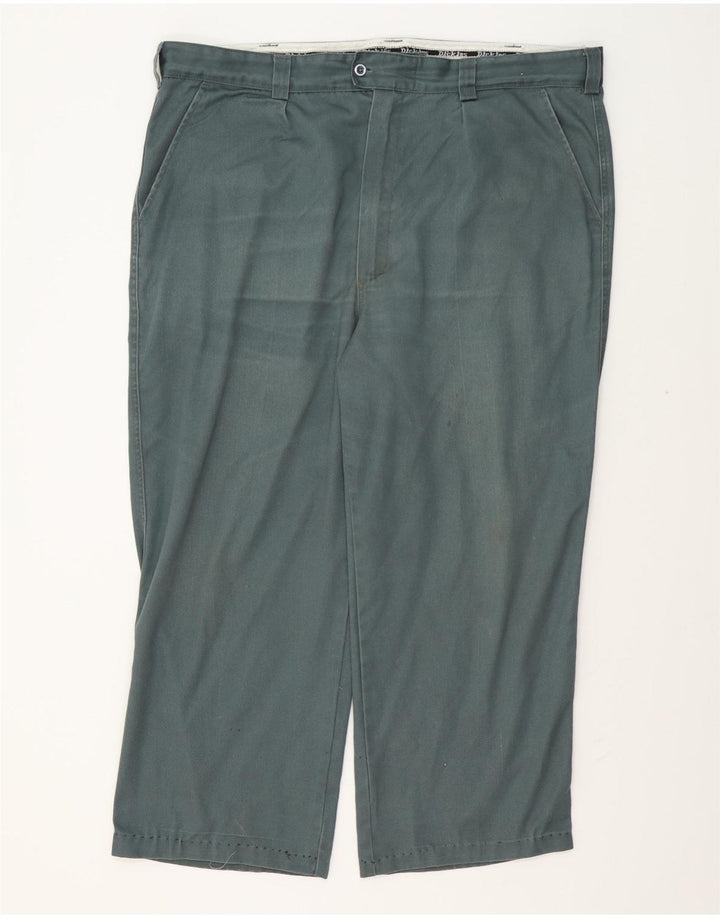 DICKIES Pantalón chino recto para hombre W46 L27 Algodón azul