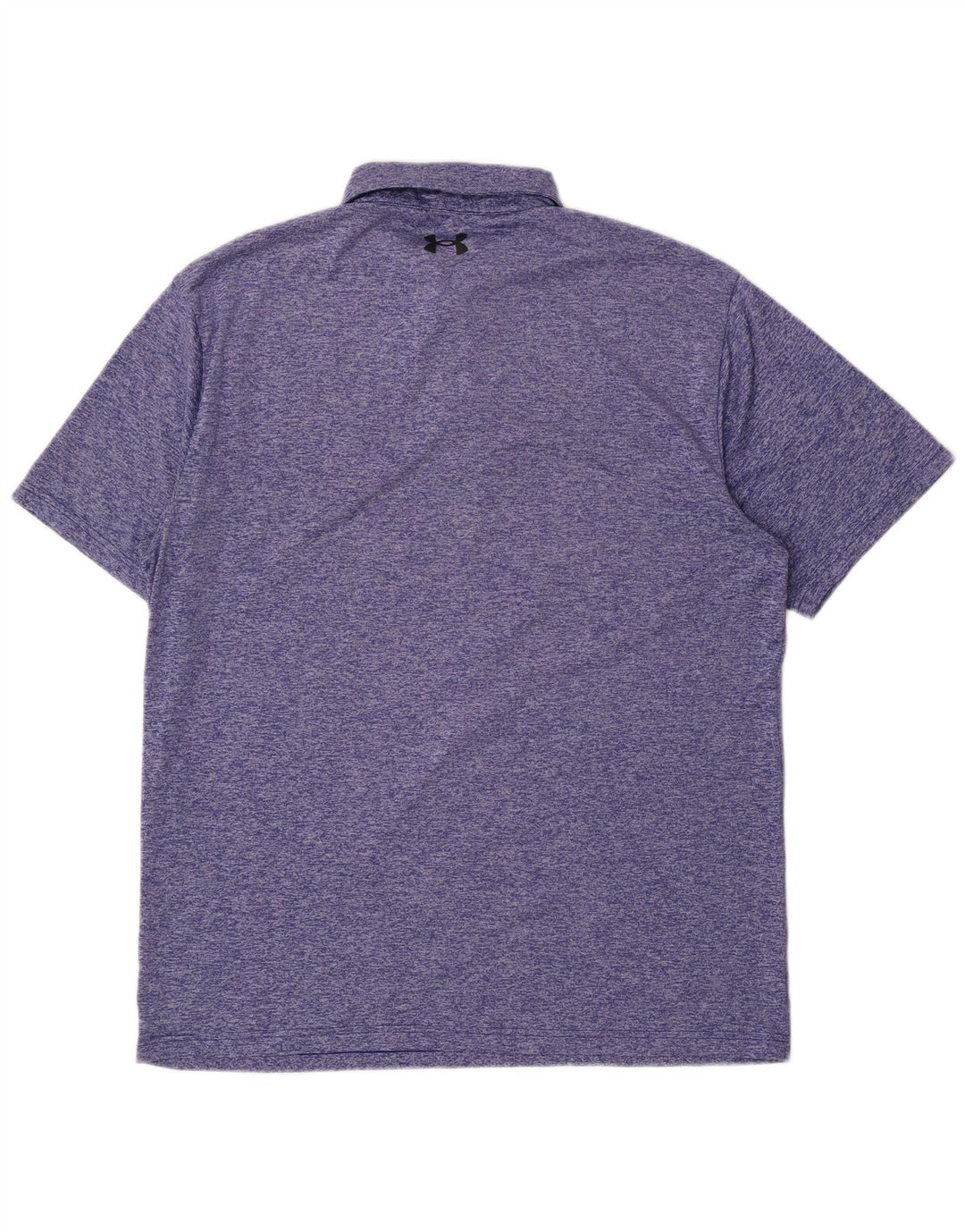 Under Armour Polo para hombre con rayas azules grandes