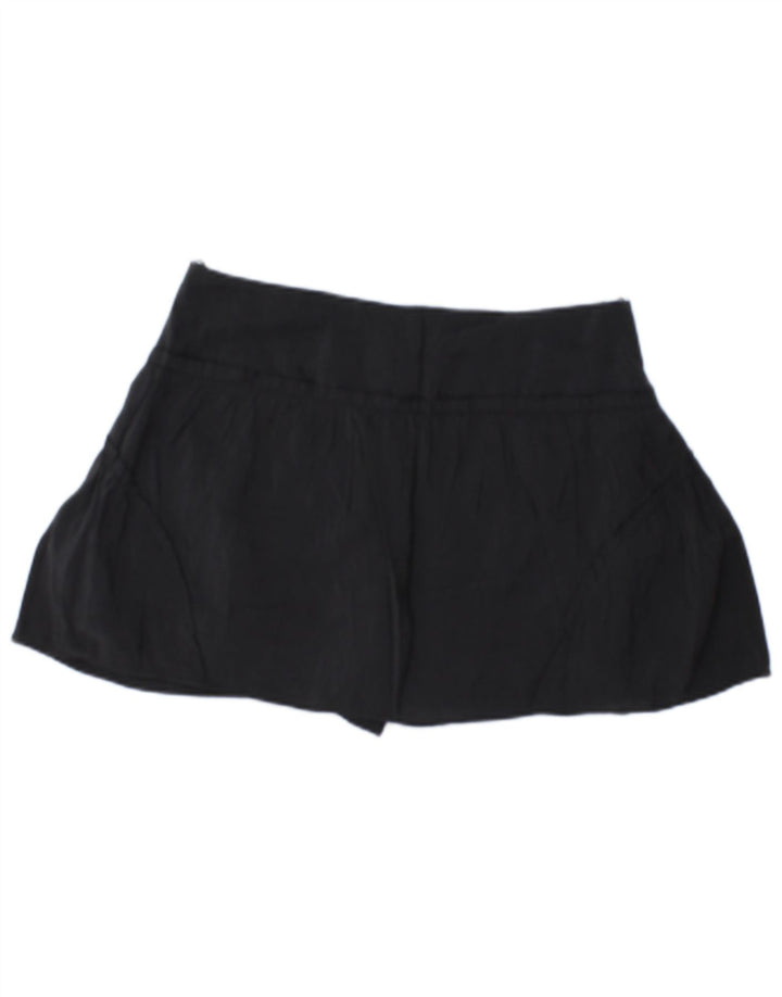 ZARA Minifalda Mujer ES 40 Mediano Negro