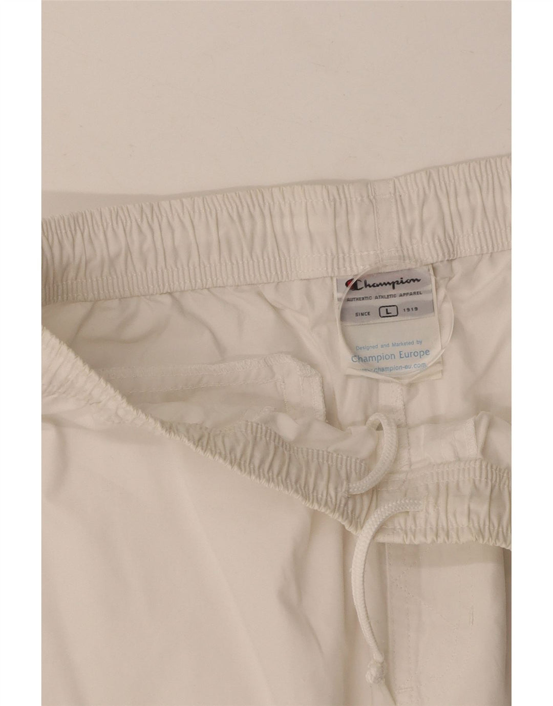 CHAMPION Pantalones de chándal capri para hombre de algodón blanco grande