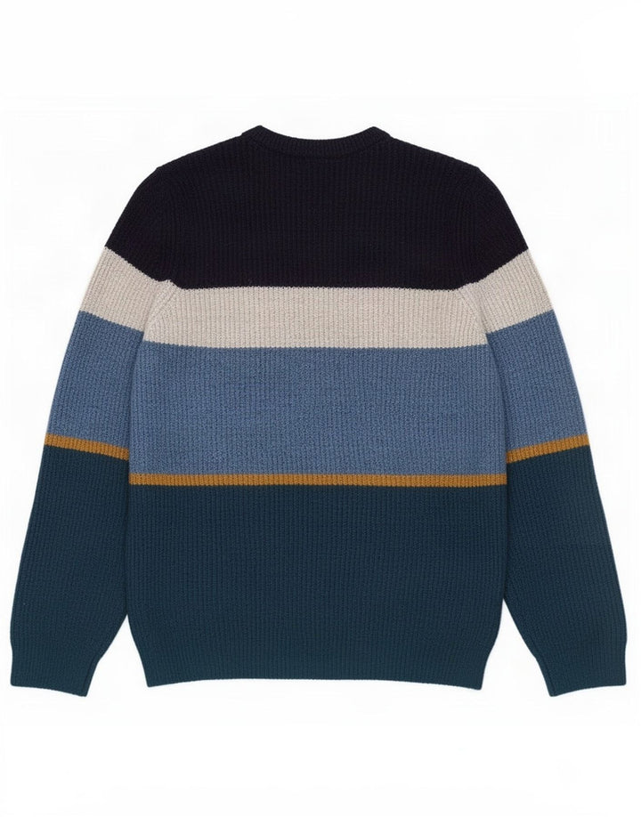 Marks & Spencer - Jersey de cuello redondo para hombre, talla grande, multicolor